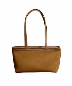 CRACK Tote da lộn màu Olive phối