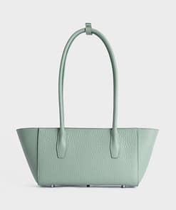 Hiro Tote Mint Soft Grain