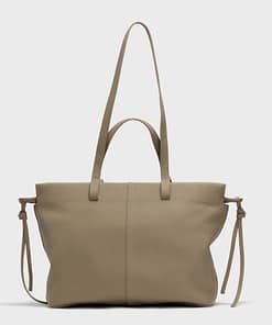 Túi Rủ Tote màu Beige Soft Grain
