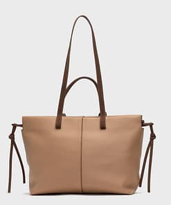 Túi Rủ Tote màu Milkbeige Soft Grain