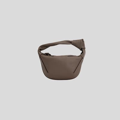 Túi ấu xách tay màu Taupe Soft Smooth
